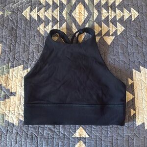 EUC women’s lululemon energy bra high neck long line bra size 6
